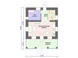 Проект К-012 1-й этаж